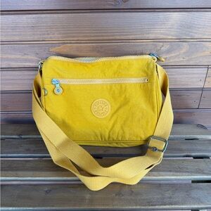 Kipling Mustard Crossbody Bag